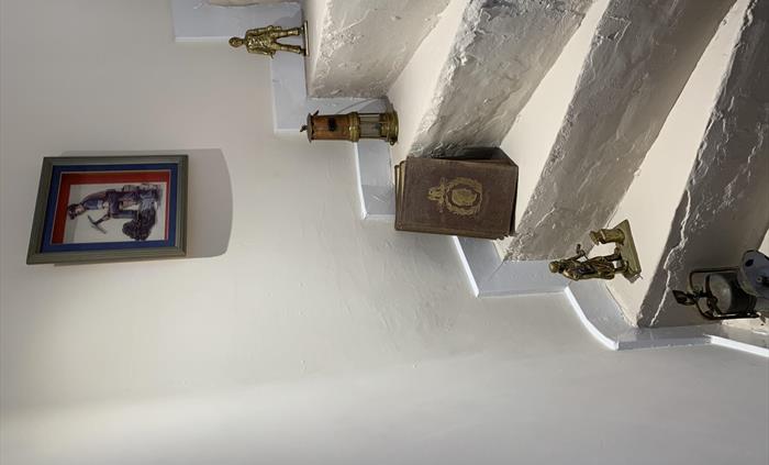 Original stair case now feature only